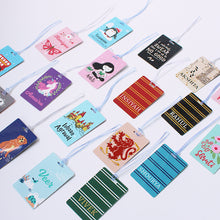 Load image into Gallery viewer, Official Harry Potter Hogwarts Chibi Characters Personalised Bag/Baggage Tag Luggage Tag - Set of 2