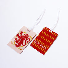 Load image into Gallery viewer, Official Harry Potter Gryffindor House Personalised Bag/Baggage Tag Luggage Tag - Set of 2