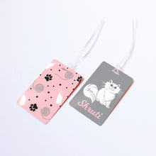 Load image into Gallery viewer, Cosy Cats Personalised Bag/Baggage Tag Luggage Tag - Set of 2