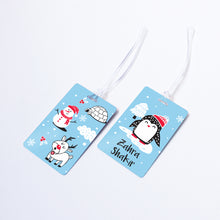 Load image into Gallery viewer, Winter Wonderland Personalised Bag/Baggage Tag Luggage Tag - Set of 2