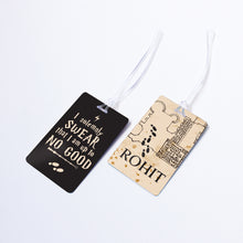 Load image into Gallery viewer, Official Harry Potter Marauder's Map Personalised Bag/Baggage Tag Luggage Tag - Set of 2