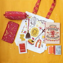 Load image into Gallery viewer, Official Harry Potter Gryffindor Themed Personalised Stationery Gift Hamper