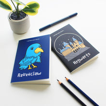 Load image into Gallery viewer, Official Harry Potter Ravenclaw House Themed A6 Blank Pocket Notepads 60 Pages (Set of 2)