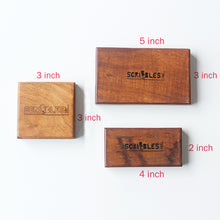 Load image into Gallery viewer, Company Logo Small Business Rubber Stamp with Wooden Mount - Small & Medium Sizes (From 1 in x 1 in to 5 in x 3 in)