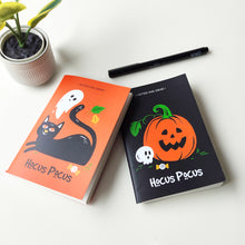 Load image into Gallery viewer, Halloween Themed A6 Blank Pocket Notepads 60 Pages (Set of 2)
