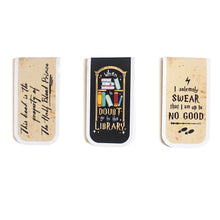 Load image into Gallery viewer, Official Harry Potter Quotes Themed Magnetic Bookmarks - Set of 3