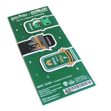 Load image into Gallery viewer, Official Harry Potter Slytherin House Themed Magnetic Bookmarks - Set of 3