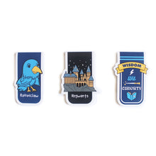 Load image into Gallery viewer, Official Harry Potter Ravenclaw House Themed Magnetic Bookmarks - Set of 3