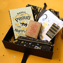 Load image into Gallery viewer, Official Harry Potter Hufflepuff Themed Personalised Stationery Gift Hamper