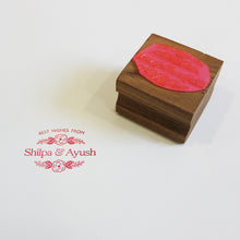 Load image into Gallery viewer, Personalised Wooden Name Stamp - Reflective