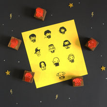 Load image into Gallery viewer, Harry Potter Chibi Mini Rubber Stamps