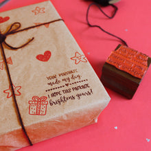 Load image into Gallery viewer, business rubber stamp thank you logo