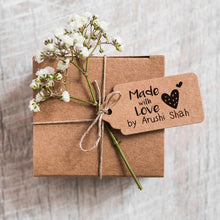Load image into Gallery viewer, Brand Rubber Stamp Made with Love Logo
