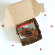 Load image into Gallery viewer, Personalised Rubber Library Stamp with a Wooden Mount - Handstyle