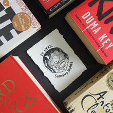 Load image into Gallery viewer, Ex Libris Rubber Stamp night owl