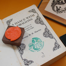 Load image into Gallery viewer, Ex Libris Rubber Stamp valley bookplate