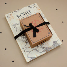 Load image into Gallery viewer, Official Harry Potter Marauders Themed Personalised Stamp and Hardbound Notebook Combo