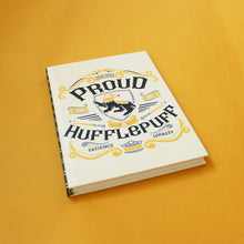 Load image into Gallery viewer, Official Harry Potter Hufflepuff House A5 Hardbound Notebook Ruled Pages (Can be Personalised)