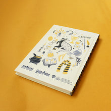 Load image into Gallery viewer, Official Harry Potter Hufflepuff House A5 Hardbound Notebook Ruled Pages (Can be Personalised)