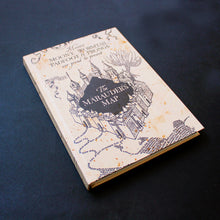 Load image into Gallery viewer, Official Harry Potter Marauders Themed A5 Hardbound Notebook Ruled Pages (Can be Personalised)
