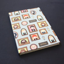 Load image into Gallery viewer, Official Harry Potter Chibi Characters A5 Hardbound Notebook Ruled Pages (Can be Personalised)