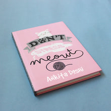 Load image into Gallery viewer, Cozy Cats Themed A5 Hardbound Notebook Ruled Pages (Can Be Personalised)