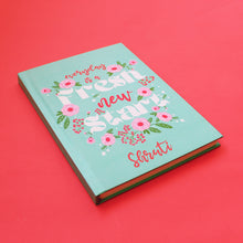 Load image into Gallery viewer, Spring-Flower Themed A5 Hardbound Notebook Ruled Pages (Can Be Personalised)