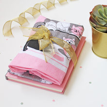 Load image into Gallery viewer, Cosy Cats Themed Curated Gift Hamper - Set of Tote Bag, Pouch & Notebook