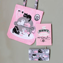 Load image into Gallery viewer, Cosy Cats Themed Curated Gift Hamper - Set of Tote Bag, Pouch & Notebook