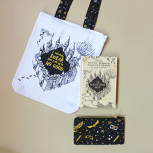 Load image into Gallery viewer, Official Harry Potter Marauders Themed Curated Gift Hamper - Set of Tote Bag, Pouch & Notebook