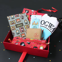Load image into Gallery viewer, Official Harry Potter Hogwarts Themed Personalised Stationery Gift Hamper
