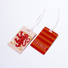 Load image into Gallery viewer, Official Harry Potter Gryffindor House Personalised Bag/Baggage Tag Luggage Tag - Set of 2
