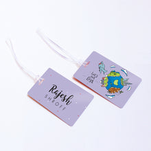 Load image into Gallery viewer, Let&#39;s Get Lost Personalised Bag/Baggage Tag Luggage Tag - Set of 2
