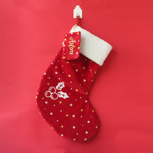 Load image into Gallery viewer, Christmas Stocking - Mistletoe (Can be Personalised)
