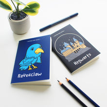 Load image into Gallery viewer, Official Harry Potter Ravenclaw House Themed A6 Blank Pocket Notepads 60 Pages (Set of 2)
