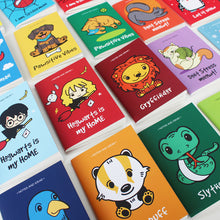 Load image into Gallery viewer, Official Harry Potter Chibi Characters Themed A6 Blank Pocket Notepads 60 Pages (Set of 2)
