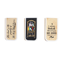 Load image into Gallery viewer, Official Harry Potter Quotes Themed Magnetic Bookmarks - Set of 3
