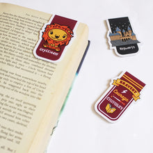 Load image into Gallery viewer, Official Harry Potter Gryffindor House Themed Magnetic Bookmarks - Set of 3
