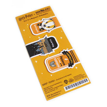 Load image into Gallery viewer, Official Harry Potter Hufflepuff House Themed Magnetic Bookmarks - Set of 3
