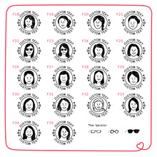 Load image into Gallery viewer, Personalised Single Face With Custom Text and Name Rubber Stamp with Wooden Mount
