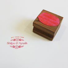 Load image into Gallery viewer, Personalised Wooden Name Stamp - Reflective
