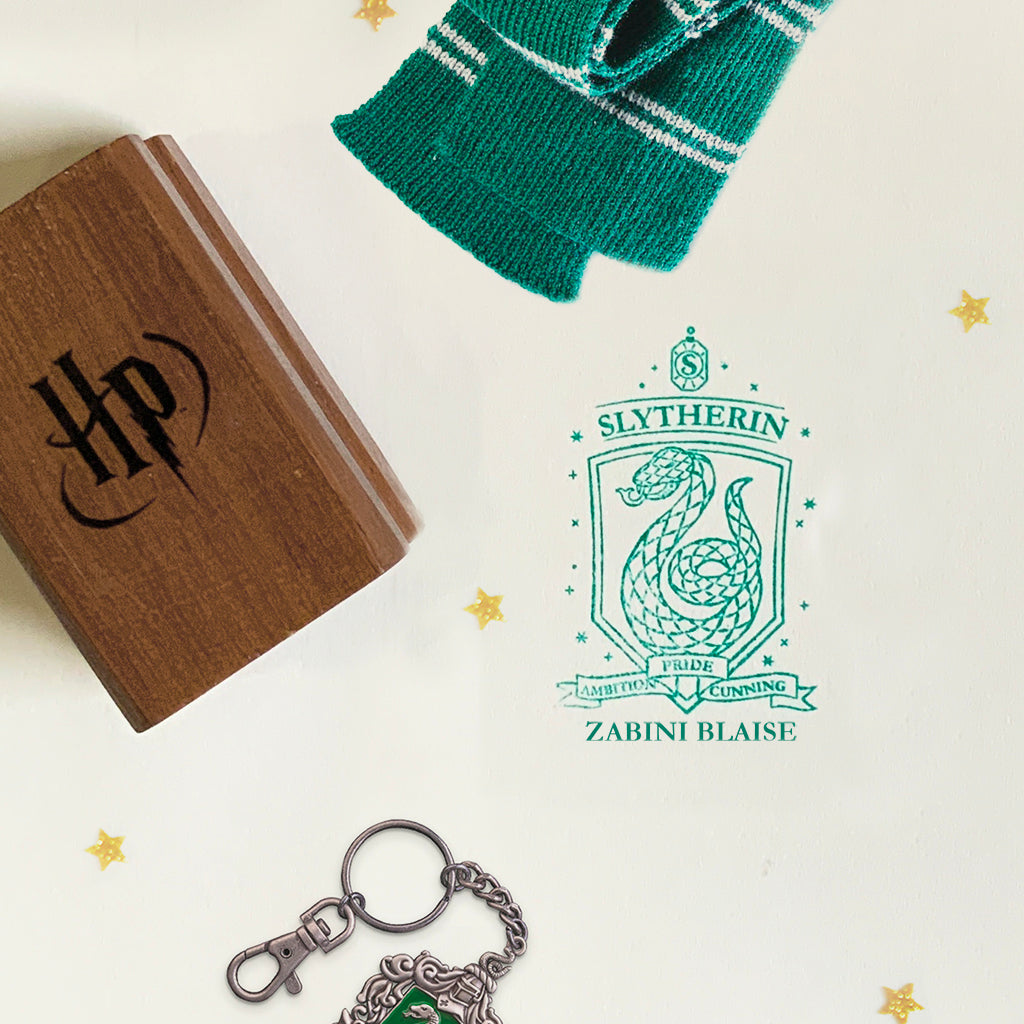 Harry Potter Rubber Stamp Slytherin