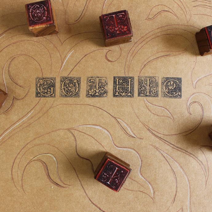 Journal Rubber Stamps with Wooden Mount –