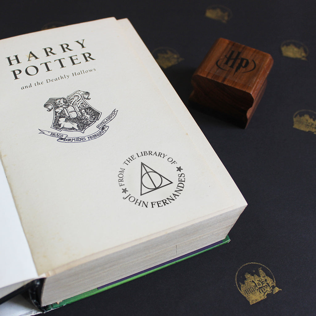 Harry Potter Deathly Hallows Rubber Stamp