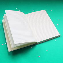 Load image into Gallery viewer, Crazy Plant Lady Themed A5 Hardbound Notebook Ruled Pages (Can Be Personalised)

