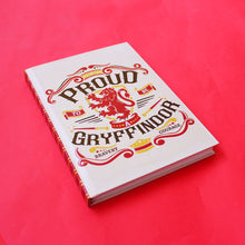 Load image into Gallery viewer, Official Harry Potter Gryffindor House A5 Hardbound Notebook Ruled Pages (Can be Personalised)
