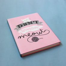 Load image into Gallery viewer, Cozy Cats Themed A5 Hardbound Notebook Ruled Pages (Can Be Personalised)
