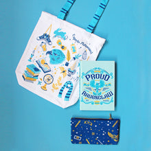 Load image into Gallery viewer, Official Harry Potter Ravenclaw House Themed Curated Gift Hamper - Set of Tote Bag, Pouch &amp; Notebook

