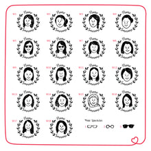 Load image into Gallery viewer, Personalised Single Face Rubber Stamp with Wooden Mount - Women (Ready Face Template)
